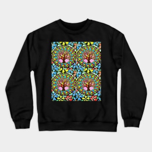 tree pattern 4 Crewneck Sweatshirt